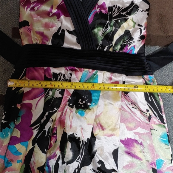 Dooney & Bourke Vintage Surplice Bust Cocktail Dress No Size Tag - Picture 12 of 13